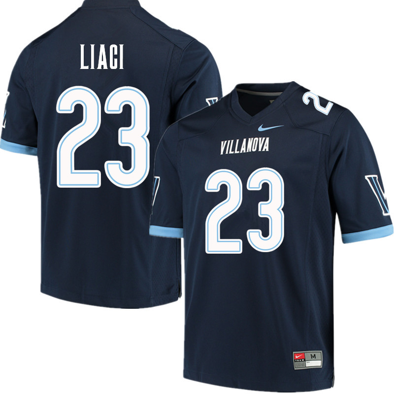 Men #23 Julian Liaci Villanova Wildcats College Football Jerseys Sale-Navy